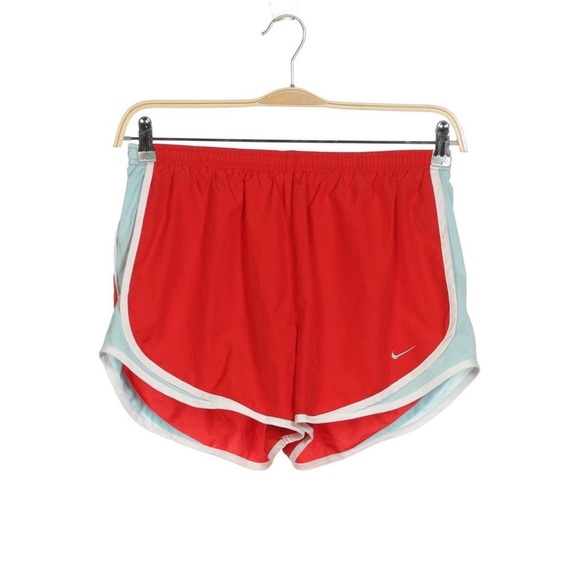 Nike Running Women's Tempo Track Shorts in Orange/Blue - Picture 4 of 11